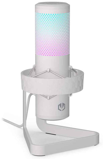 Endorfy streamovací mikrofon AXIS Streaming OWH / RGB efekt / stojánek / USB / bílý