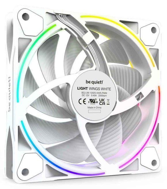 be quiet! Light Wings White | 120mm PWM high-speed Triple-Pack Computer case Fan 12 cm 3 pc(s)