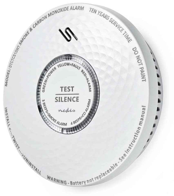 Smoke and carbon monoxide detector Nedis DTCTCS10WT