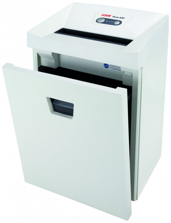HSM Pure 420 document shredder, 4.5 x 30 mm