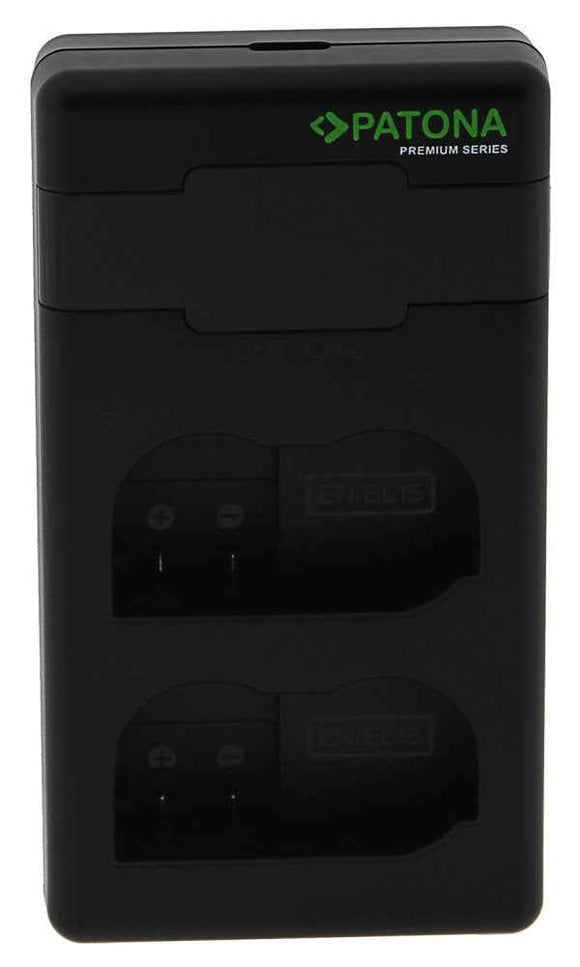 Chargeur rapide PATONA Photo Dual Nikon EN-EL15 + câble