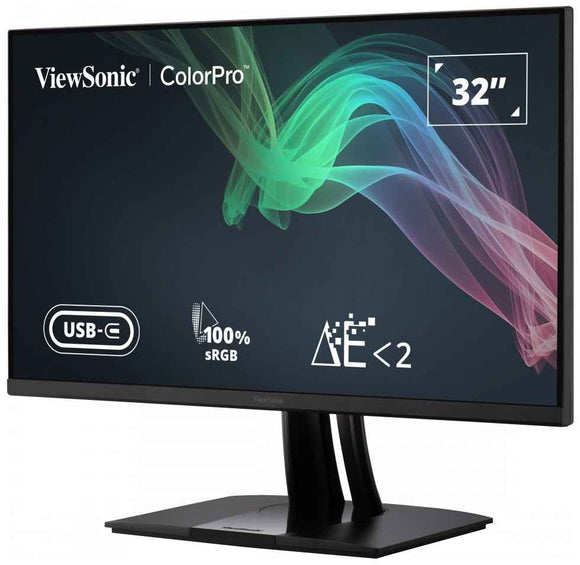 MONITOR LCD 32" IPS 4K/BLACK VP3256-4K VIEWSONIC "VP3256-4K" (timbru verde 7 lei)