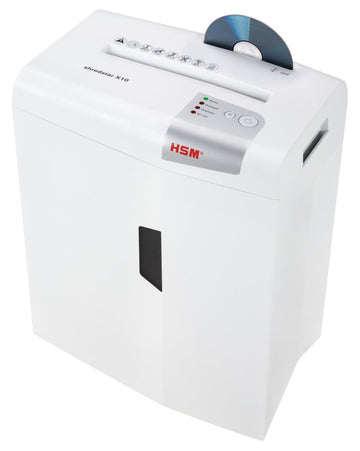 Destructeur de documents HSM Shredstar X10, 4,5 x 30 mm + mécanisme de coupe de CD séparé