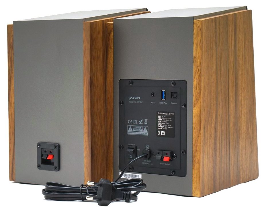Enceinte FENDA F&D R27BT/ 2.0/ 50 W/ bois/ BT5.0/ optique/ entrée USB