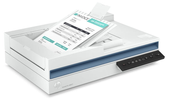 HP ScanJet Pro 3600 f1 Scanner - A4 Color 600dpi, Flatbed Scanning, Automatic Document Feeder, Auto-Duplex, OCR/Scan to Text, 30ppm, 4000 pages per day