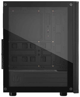 Case|ENDORFY|Ventum 200 Air|MicroTower|Case product features Transparent panel|Not included|ATX|MicroATX|MiniITX|Colour Black|EY2A002