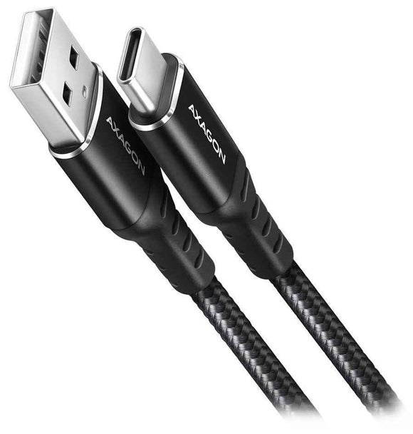 AXAGON Data and charging cable, 2 m | BUCM-AM20AB | USB Type-C to USB Type-A