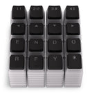 Endorfy set kláves KC104 Pudd. Dbl. shot / 104 kláves / průhledné / černé-2