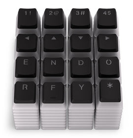 Endorfy set kláves KC104 Pudd. Dbl. shot / 104 kláves / průhledné / černé - 0