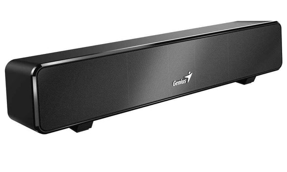 GENIUS repro USB SoundBar 100/ drátový/ 6W/ USB/ 3,5" jack/ černý