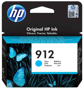 HP 912 Cyan Original Ink Cartridge (3YL77AE)