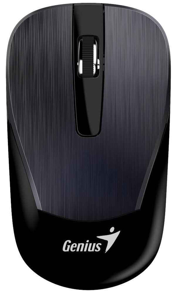 MOUSE Genius, "ECO-8015", PC sau NB wireless, 2.4GHz, optic, 1600 dpi, butoane/scroll 3/1, negru, "31030011412" (timbru verde 0.18 lei)