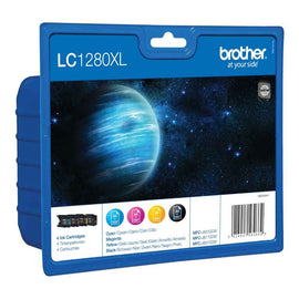 Brother Multipack | LC1280XL | Ink Cartridge | Magenta, Cyan, Yellow, Black