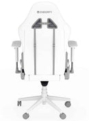 Endorfy herní židle Scrim OWH / kombinace textil / kůže/ bílá