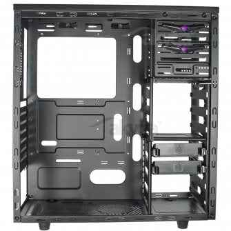 Boîtier d'ordinateur Midi Tower Akyga AK939BL Noir