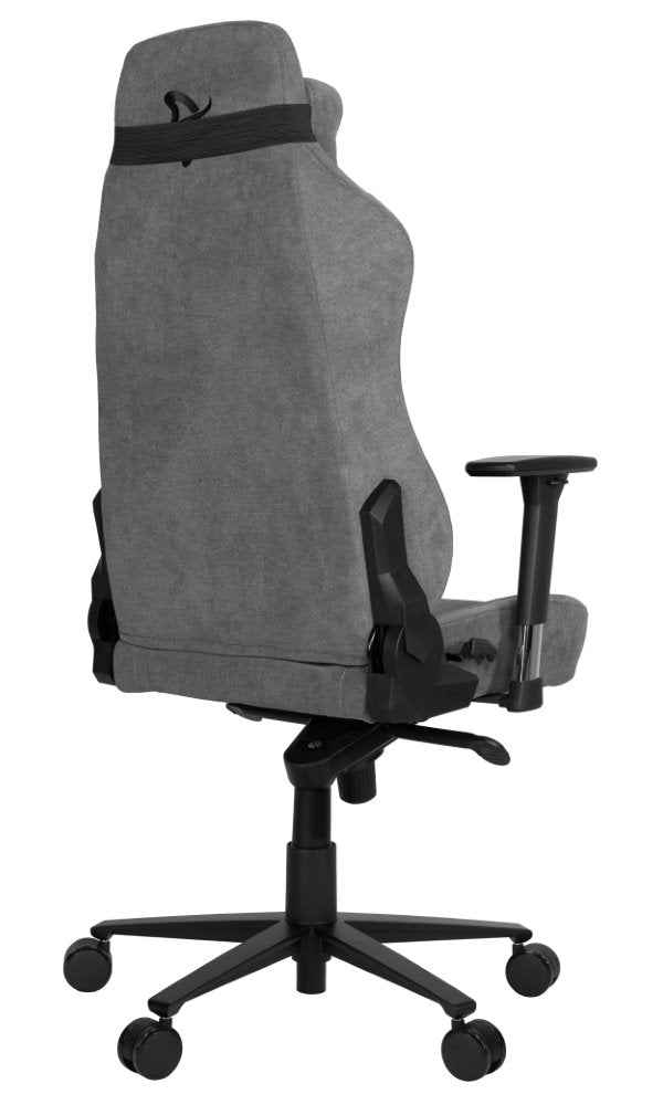 AROZZI herní židle VERNAZZA Soft Fabric Ash/ povrch Elastron/ popelavá