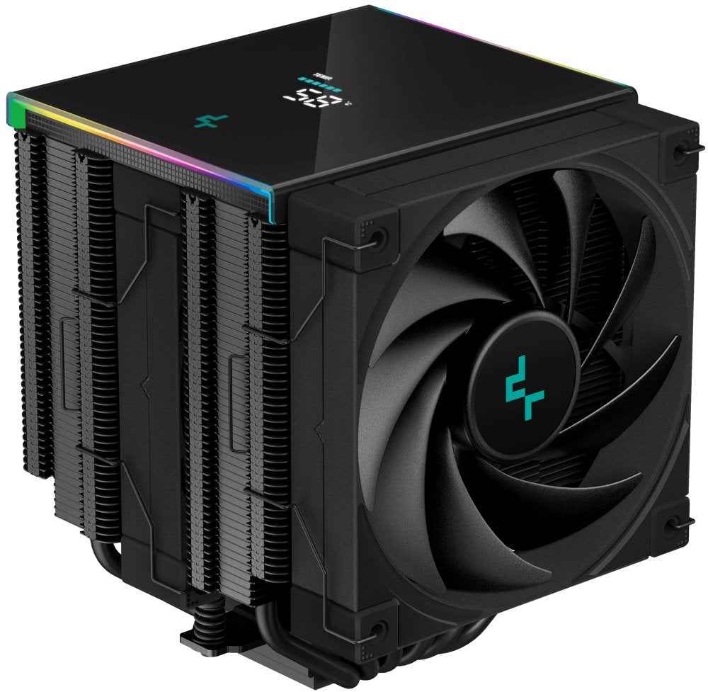 Deepcool | AK620 | Zero Dark | Intel, AMD | Refroidisseur d'air numérique pour processeur