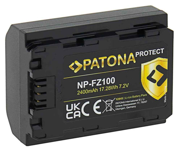 Batterie photo PATONA Sony NP-FZ100 2400mAh Li-Ion Protect