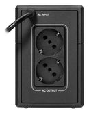 EATON 5E 700 DIN G2 700VA 360W Attached input cord 2 Schuko