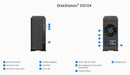 Synology | NAS tour | DS124 | Jusqu'à 1 disque dur/SSD | Realtek | RTD1619B | Fréquence du processeur 1,7 GHz | 1 Go | DDR4