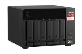 QNAP | 6-Bay QTS and QuTS hero NAS | TS-673A-8G | Up to 6 HDD/SSD Hot-Swap | AMD Ryzen | Ryzen V1500B Quad-Core | Processor frequency 2.2 GHz | 8 GB | DDR4