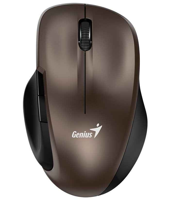 GENIUS Ergo 8200S Chocolate/ 1200 dpi/ bezdrátová/ 5tlačítek/ tichá/ BlueEye senzor/ čokoládová