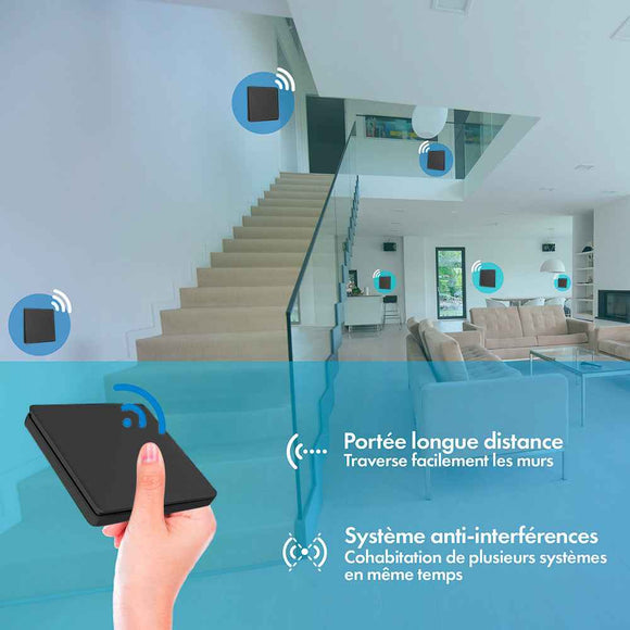 Kit Interrupteur sans fil et sans pile - OXYGEN31 Black Series