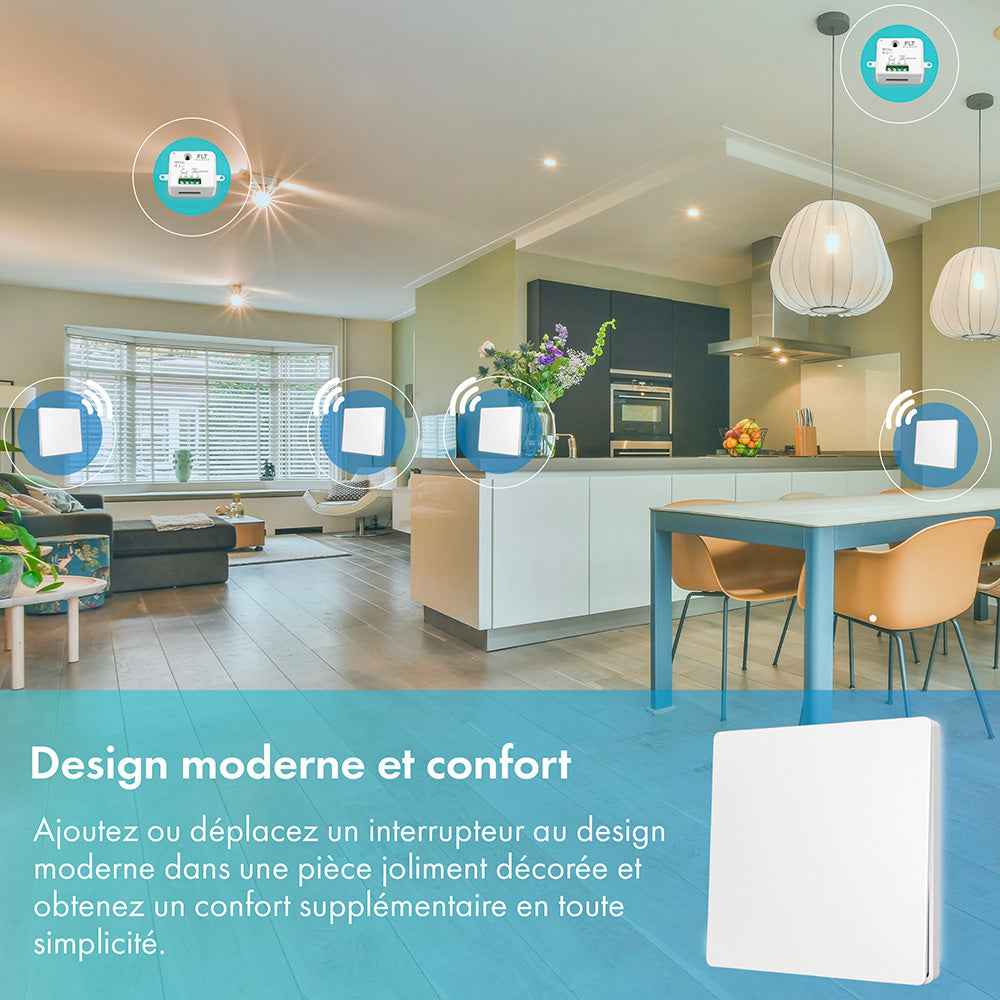 Kit interrupteur sans fil et sans pile - OXYGEN 51
