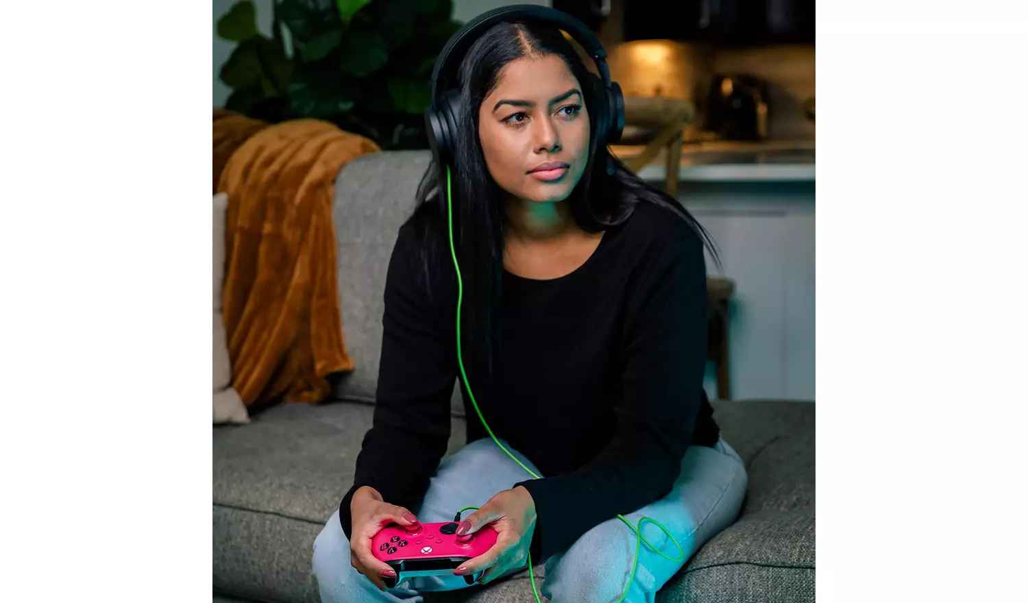 Manette sans fil Microsoft Xbox rose, blanche, Bluetooth, analogique/numérique, pour Xbox Series S, Android, Xbox Series X, iOS, PC