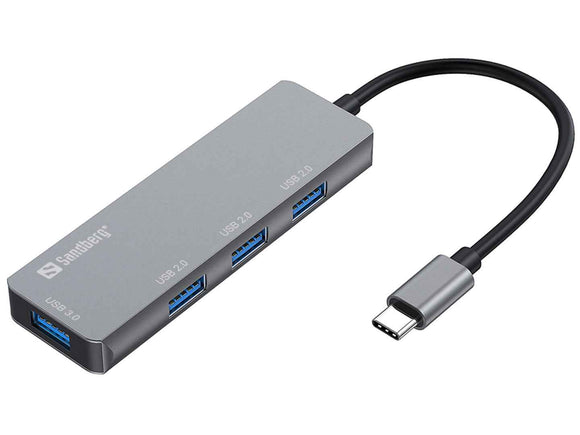 Concentrateur USB-C Sandberg 336-32 1xUSB3.0+3x2.0 Saver