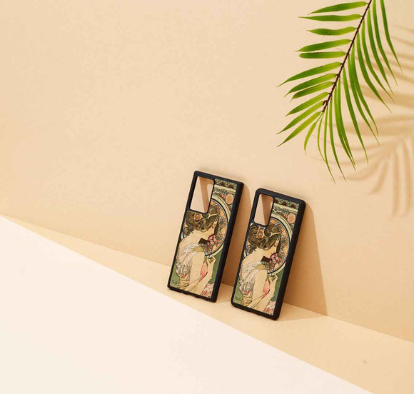 Coque MAN&WOOD pour Galaxy Note 20 Ultra noir primevère