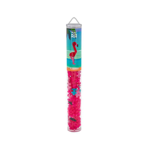 Plus-Plus Flamingo Building Blocks Tube 100pcs