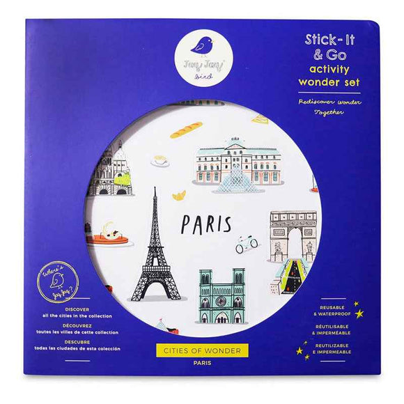 Jaq Jaq Bird Cities of Wonder Stick It & Go Activity Set