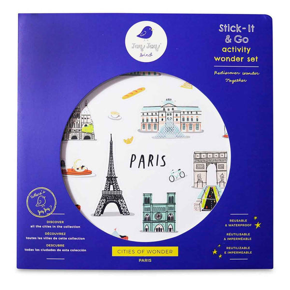 Jaq Jaq Bird Cities of Wonder Stick It & Go Activity Set