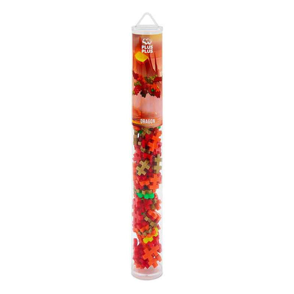 Plus-Plus Dragon Building Blocks Tube 100pcs
