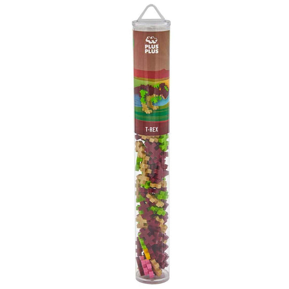 Plus-Plus T-Rex Building Blocks Tube 100pcs