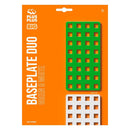 Plus-Plus BIG Baseplate (White & Green)