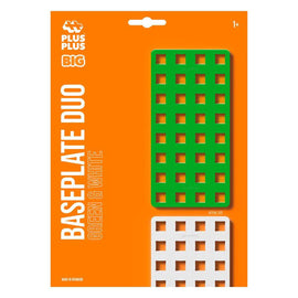 Plus-Plus BIG Baseplate (White & Green)