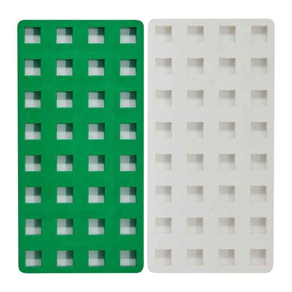Plus-Plus BIG Baseplate (White & Green)