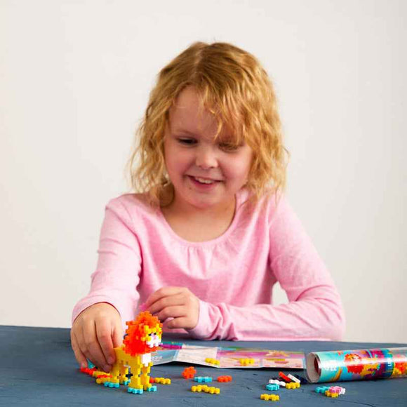 Plus-Plus Lion Building Blocks Tube 100pcs