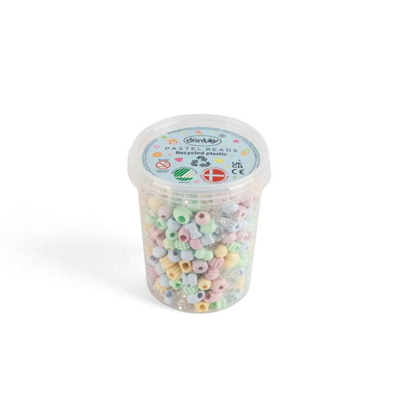 Dantoy Pastel Recycled Beads