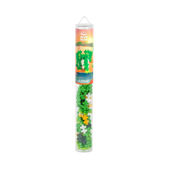 Plus-Plus Elephant Building Blocks Tube 100pcs