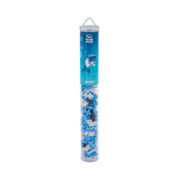 Plus-Plus Dolphin Building Blocks Tube 100pcs