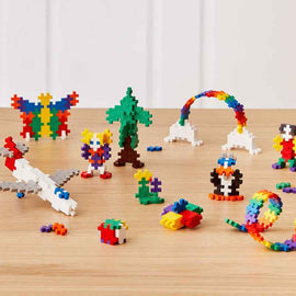 Plus-Plus Basic Building Blocks Tube 100pcs
