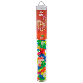 Plus-Plus Neon Mix Building Blocks Tube 100pcs