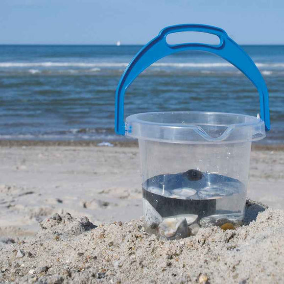 Dantoy Classic Clear Bucket with Lip 1.2L (1pc Random Color)