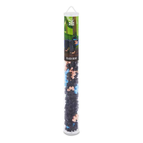 Plus-Plus Black Bear Building Blocks Tube 100pcs