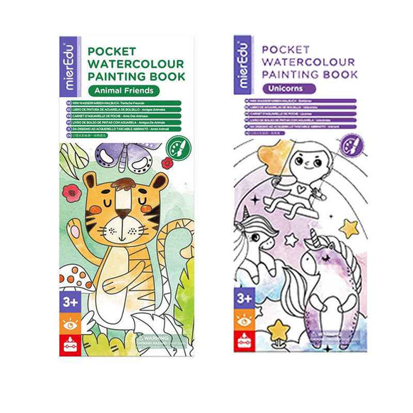 mierEdu Pocket Watercolour Painting Book