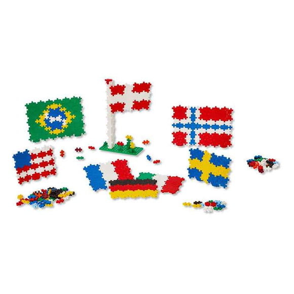 Plus-Plus Learn to Build Flags of the World Building Blocks 700pcs