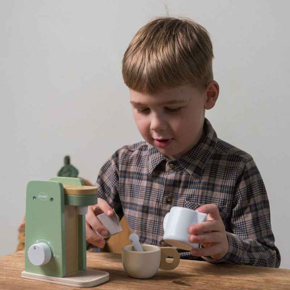 Dantoy Playful Wood Coffee Machine